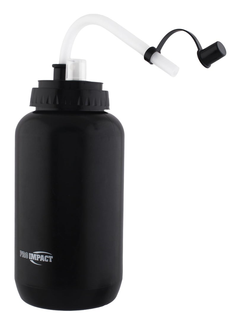 Pro Impact Squeezable Water Bottle with Bendable Long Straw and Spray cap - LDPE BPA Free Plastic - Hydration for Baseball Hockey Gym MMA Yoga Boxing Cycling Softball Football Lacrosse (35.5 Oz.) - Image 2